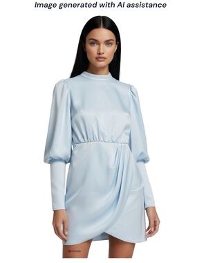 NWT Collective the Label size 4 powder blue dress